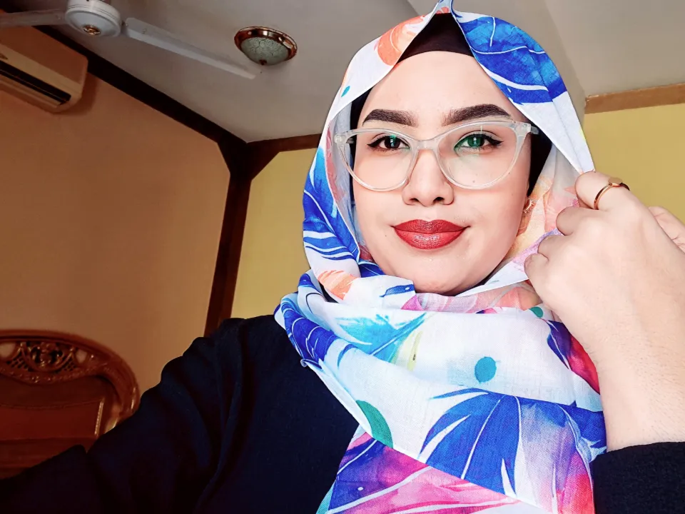 هبة ع., a skincare UGC creator in السودان, Sudan